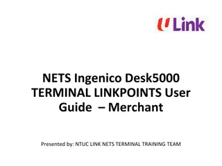 NETS Ingenico Desk5000 Terminal User Guide