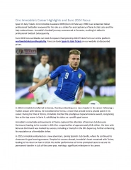 Ciro Immobile's Career Highlights and Euro 2024 Focus