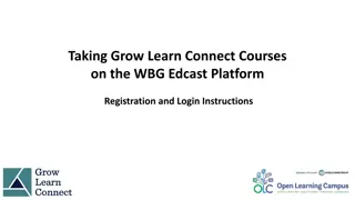 Step-by-Step Guide to Register and Login for WBG Edcast Grow Learn Connect Courses