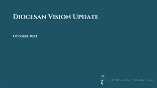 Catholic Diocesan Vision Update and Parish Development Strategy