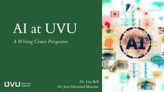 AI at UVU Writing Center: Insights and Perspectives on AI Use in Education