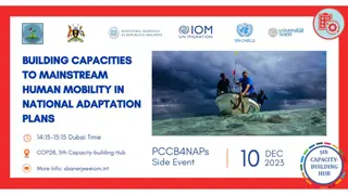 Mainstreaming Human Mobility in National Adaptation Plans for Climate Resilience