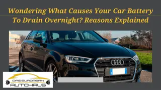 Wondering What Causes Your Car Battery To Drain Overnight Reasons Explained