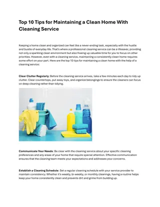 5 Key Benefits of Hiring a Professional Cleaning Service