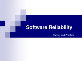 Understanding Software Reliability Metrics