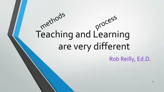 Understanding the Dynamics of Teaching and Learning