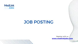 MedLink Healthcare Job Posting pdf