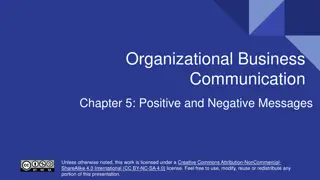 Effective Strategies for Positive and Negative Business Communication