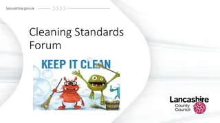 Best Practices for Cleaning Standards Forum
