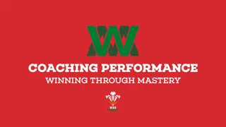Performance Coaching Programme for Confident and Effective Welsh Coaches