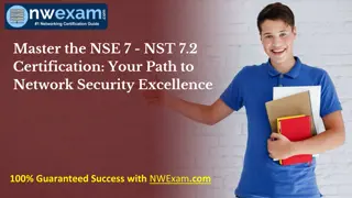 Master NSE 7 - NST 7.2 Certification: Your Path to Network Security Excellence