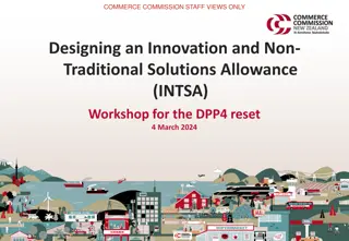 Designing an INTSA Workshop for Innovation and Non-Traditional Solutions