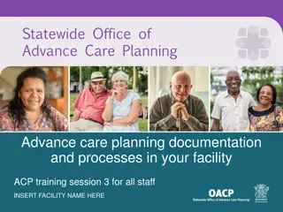 Comprehensive Advance Care Planning Documentation and Processes Overview