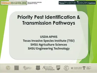 Understanding Invasive Species Transmission Pathways