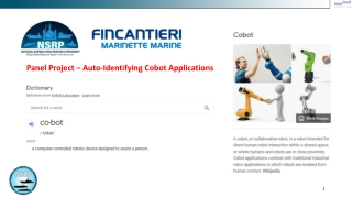 Panel Project – Auto-Identifying Cobot Applications