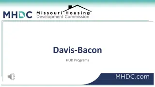 Understanding Davis-Bacon Requirements for HUD Programs