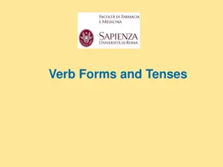 Understanding Verb Forms and Tenses in English