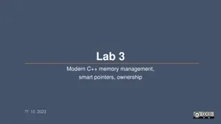 Understanding Modern C++ Memory Management and Smart Pointers in Programming Labs