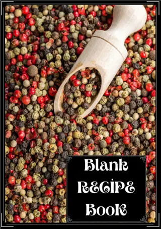 ⚡PDF✔ (⚡Read⚡)❤ ONLINE Blank Recipe Book: Family recipe book to write in yo