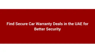 Discover Reliable Car Warranty Options in the UAE for Enhanced Peace of Mind