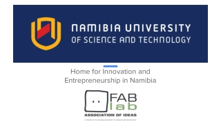 Home for Innovation and Entrepreneurship in Namibia