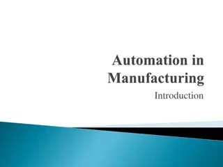Evolution of Manufacturing Systems: From Handicraft to Automation