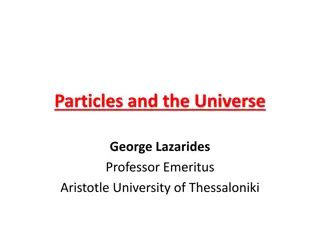 Exploring Particles and Fundamental Interactions in the Universe