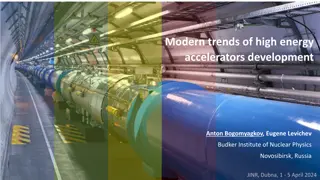 Current Trends in High Energy Accelerator Developments