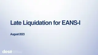 EANS-I Grant Deadlines and Requirements Overview