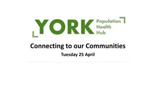 Connecting to Our Communities - Population Health Hub Event