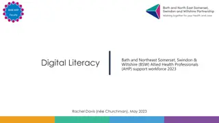 Digital Literacy Survey Results in Bath and Northeast Somerset, Swindon & Wiltshire Region