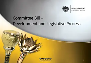 Understanding the Development and Legislative Process of Committee Bills