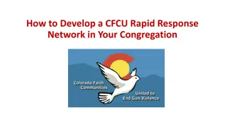 Developing a CFCU Rapid Response Network in Your Congregation
