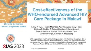Cost-effectiveness of WHO-endorsed Advanced HIV Care Package in Malawi