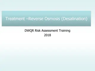 Comprehensive Overview of Reverse Osmosis (Desalination) Treatment and Risk Assessment Training 2018