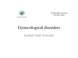 Gynecological disorders