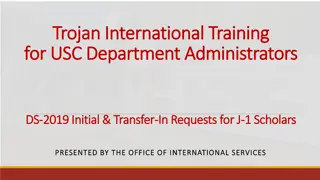 Trojan International Training for USC Department Administrators