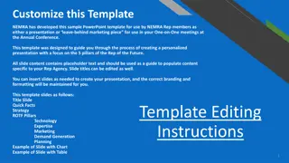 Customizable PowerPoint Template for NEMRA Rep Members