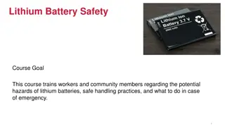 Lithium Battery Safety Course Overview