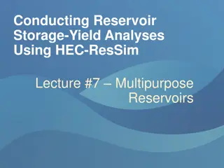Managing Multiple Purposes in Reservoir Operations