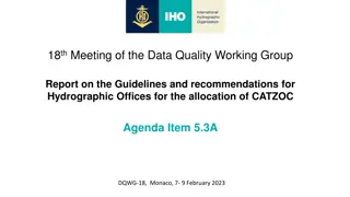 Guidelines and Recommendations for Hydrographic Offices CATZOC Allocation