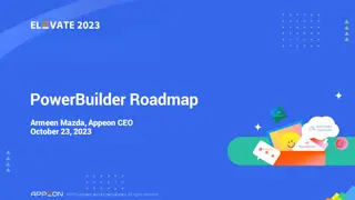 PowerBuilder Roadmap 2023 Highlights