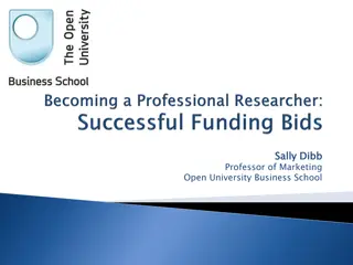 Strategies for Successful Research Funding Proposals