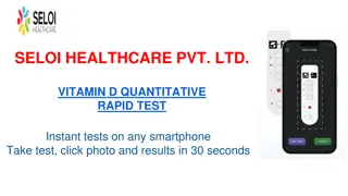 Revolutionary Vitamin D Quantitative Rapid Test for Health Monitoring