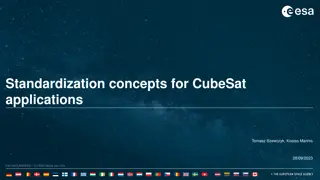 Standardization Concepts for CubeSat Applications