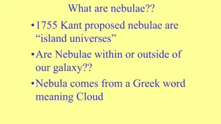 Understanding Nebulae: From Kant's Proposal to Hubble's Discoveries