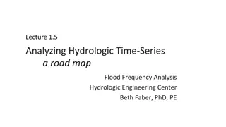 Analyzing Hydrologic Time-Series for Flood Frequency Analysis