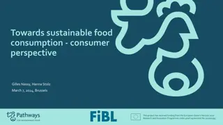 Insights on Sustainable Food Consumption from European Consumers