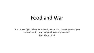The Role of Food in Warfare Throughout History