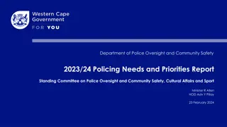 Policing Needs and Priorities Report 2023/24